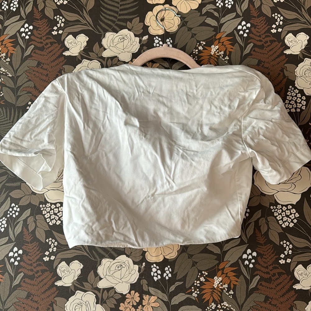 gauge81 keila front twist crop in white size small - Picture 9 of 9